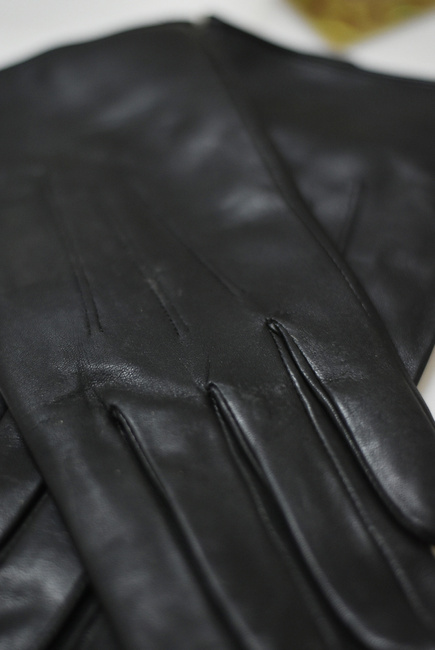 MANUSI DIN PIELE NATURALA PENTRU FEMEI - NEGRE - SURPLUS MILITAR ARMATA ROMANA - CA NOI