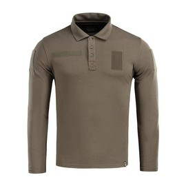 TRICOU POLO TACTIC CU MANECA LUNGA 65/35 - DARK OLIVE - M-TAC