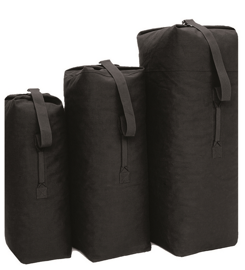 US COTTON DUFFLE BAG - LARGE/170 L - Mil-Tec® - BLACK