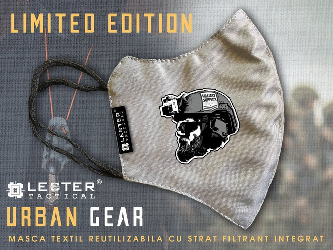 MASCA "MILITARY SURPLUS" - EDITIE LIMITATA - REUTILIZABILA - LECTER TACTICAL