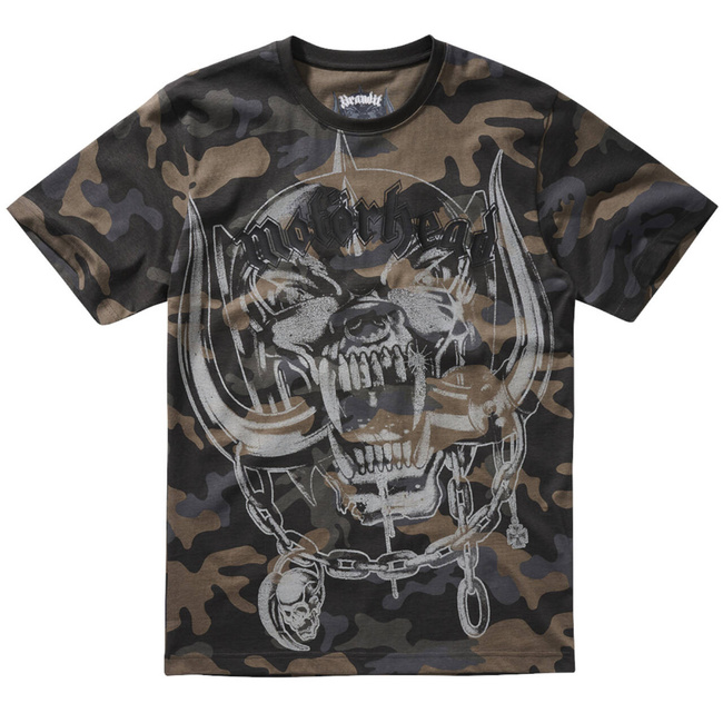 TRICOU MOTÖRHEAD DIN BUMBAC CU IMPRIMARE WARPIG - DARKCAMO - BRANDIT