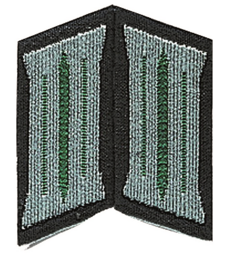East Germ.dark Gr.army Collar Patch Sol.