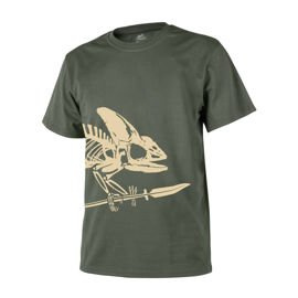 TRICOU T-SHIRT (FULL BODY SKELETON) VERDE OLIV