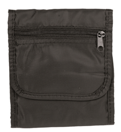 PORTOFEL CU ȘNUR - MIL-TEC® - 15 x 12,5 cm - NEGRU