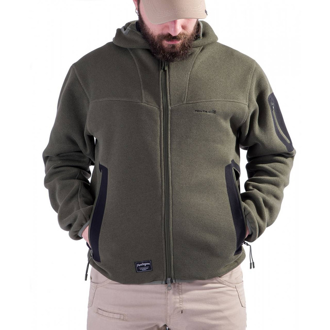 HANORAC FLEECE CU FERMOAR - "FALCON PRO" - PENTAGON® - Albastru RAF