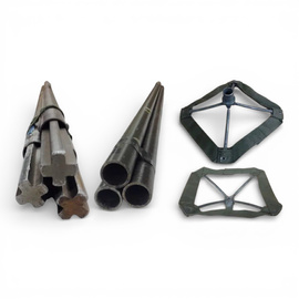 Echipament de sustinere pentru plasa de camuflaj - Surplus militar Armata Germana - Verde OD - In stare buna