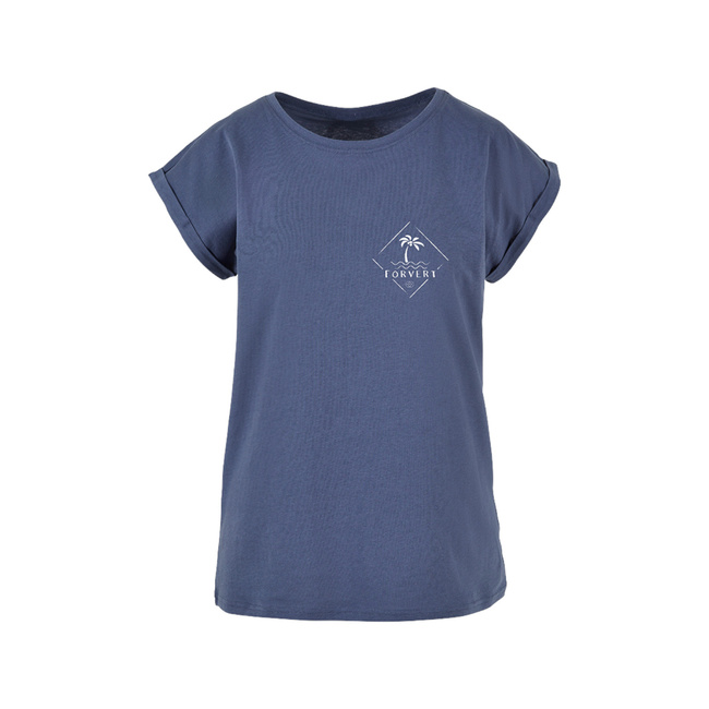 WOMEN'S T-SHIRT - FORVERT PRINT - VINTAGE BLUE - MOJAVE - BRANDIT