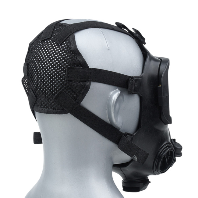 GAS MASK OM-2020 - WITH DRINKING PORT - BIDON - BLACK