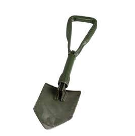 FOLDING SHOVEL WITHOUT COVER - GERMAN ARMY SURPLUS - USED