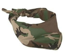BANDANA - 53.5x53.5 CM - MIL-TEC - WOODLAND