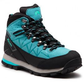 Ghete trekking ELBRUS Muerto Mid Wp Turcoaz/negru/Mint