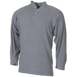 BLUZA DIN TRICOT - CU NASTURI - GRI - SURPLUS MILITAR DANEZ - UZAT