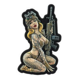 PATCH TACTICAL GIRL ?5 PVC - COLORAT - M-TAC