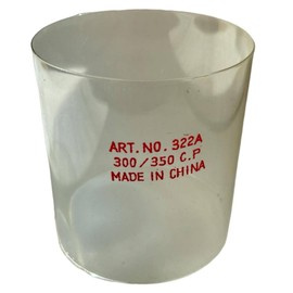 STICLA REZERVA LAMPA PETROMAX PETROL FOTOGHIN - DM 10,5 CM/11,1 CM H - SURPLUS MILITAR ARMATA ROMANA - IN STARE BUNA