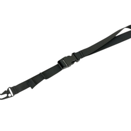 Sling tactic simplu cu carabina - 1 punct - Negru - 8FIELDS