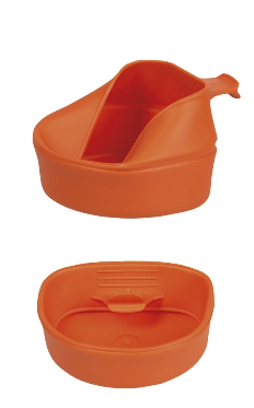 COLLAPSIBLE CUP - FOLD-A-CUP - ORANGE - 200 ML