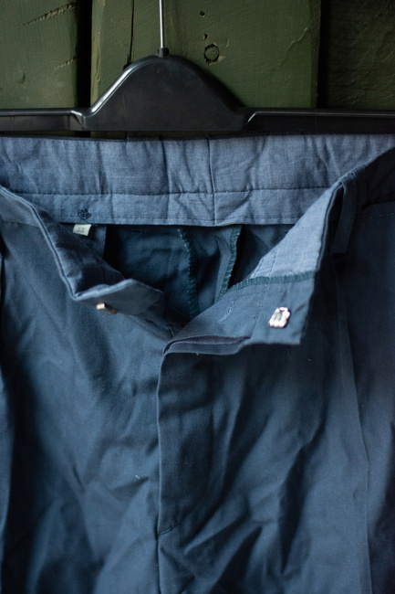 NAVY BLUE TROUSERS - ROMANIAN MILITARY SURPLUS - USED