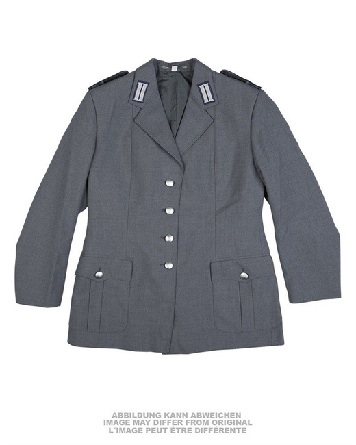 GERMAN JACKET - ARMY UNIFORM - FEMALE - GREY - USED