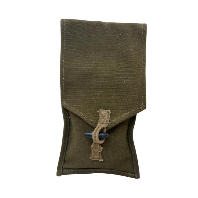 Kit original de piese metalice pentru intretinerea si repararea armelor, cu buzunar textil - Verde Olive - Surplus Militar Armata Romana - In stare buna