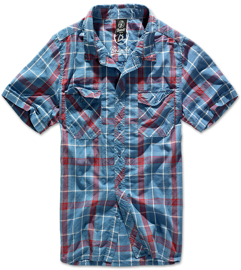 Roadstar shirt 1/2 sleeve red blue
