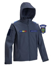 JACHETA SOFTSHELL - BLEUMARIN - JANDARMERIA - CU EMBLEME
