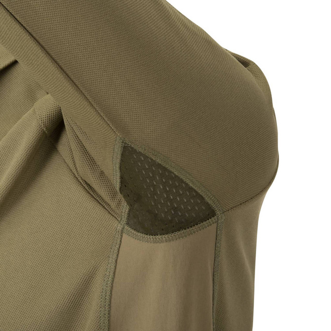 BLUZA POLO CU MANECA LUNGA - RANGE - Helikon Tex - VERDE ADAPTIV