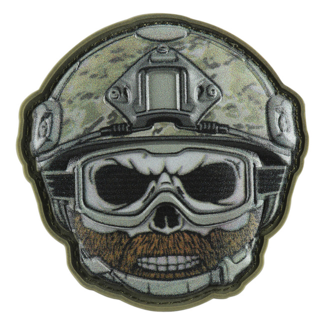 PATCH PVC EMOJI NR. 4 3D - OLIVE - M-TAC