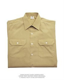 CAMASA GERMANA - MANECI SCURTE - KHAKI - FOLOSIT