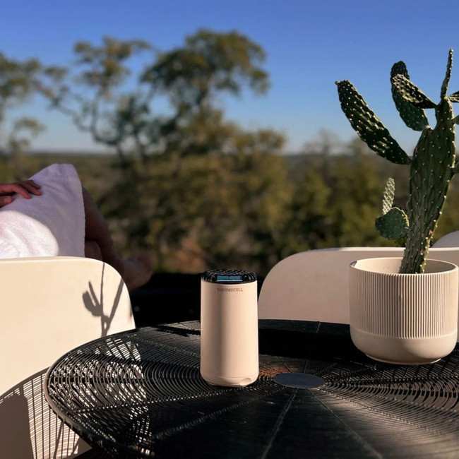 PORTABLE ANTI-MOSQUITO DEVICE - MRPSB HALO MINI PATIO SHIELD - WHITE -THERMACELL