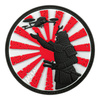 PATCH THE WAY OF THE SAMURAI PVC - RED/BLACK - M-TAC