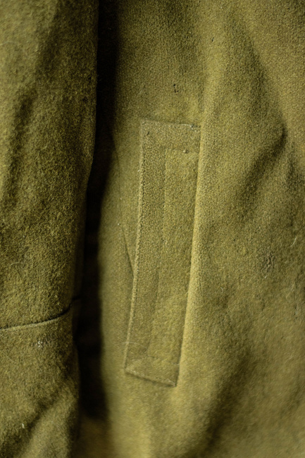 WINTER COAT WITH FUR - ROMANIAN ARMY MILITARY SURPLUS - USED