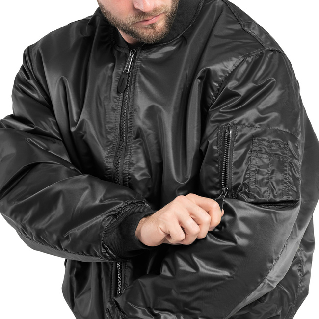 Geaca Bomber Mod. US MA1 - Negru - Mil-Tec