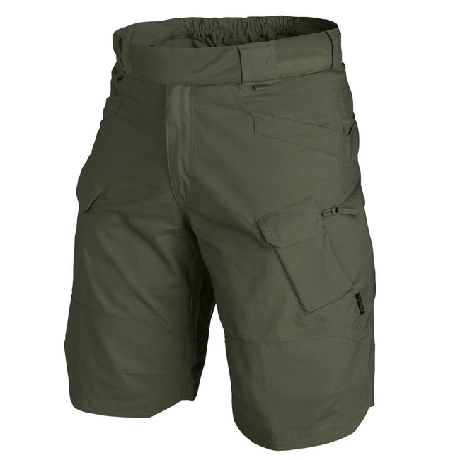 PANTALONI SCURTI TACTICI - UTS - POLIBUMBAC RIPSTOP - Helikon-Tex - VERDE OLIV