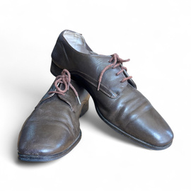 Leather Shoes - MIlitary Surplus Romanian Army - Brown - Used