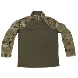 BRITISH UNDER ARMOUR SHIRT - "UBAC" - MTP CAMO - MILITARY SURPLUS - LIKE NEW