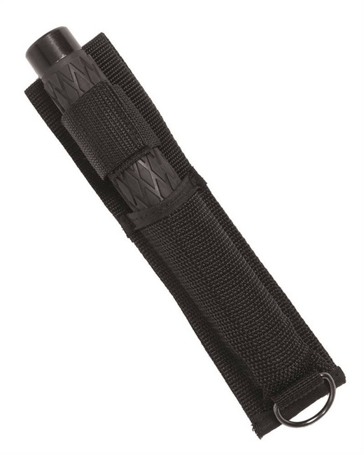 TELESCOPIC BATON WITH POUCH - BLACK - Mil-Tec - 16/41 CM