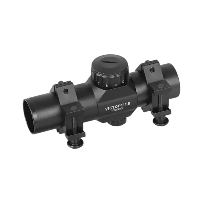Vizor optic Red Dot VictOptics T1 1x30 cu inele joase - Vector Optics