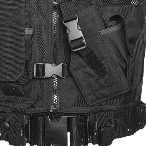VESTA TACTICA USMC INTERVENTIE - CU PLASA SI CENTURA - Mil-Tec - NEAGRA