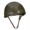 M40 Steel Military Helmet with Textile Liner - Hungarian Army Military Surplus - OD Green - Used/DECO