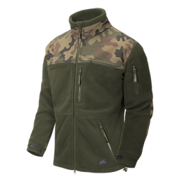 JACHETA FLEECE - INFANTERIA POLONEZA - Helikon-Tex - VERDE OLIV/PL WOODLAND