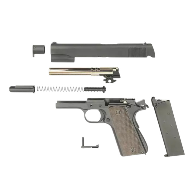 REPLICA PISTOL 1911 - GAS BLOWBACK - GBB - NEGRU - GOLDEN EAGLE
