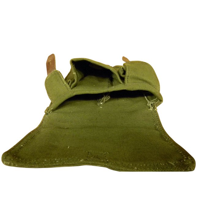 PORT INCARCATOR AK-47 PM - SURPLUS MILITAR ARMATA ROMANA - VERDE OD - MATERIAL TEXTIL/PIELE - UZAT