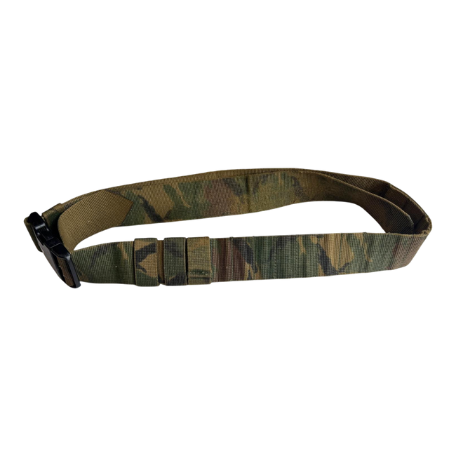 Curea textila tip webbing din nylon - Surplus militar de la armata olandeza - DPM - Uzata