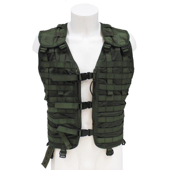 NL TACTICAL VEST - OD GREEN - MILITARY SURPLUS - USED