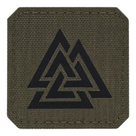 PATCH VALKNUT LASER CUT - RANGER GREEN/NEGRU - M-TAC