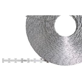 Sarma ghimpata, metal, 120 m, diametrul bobinei 30 cm