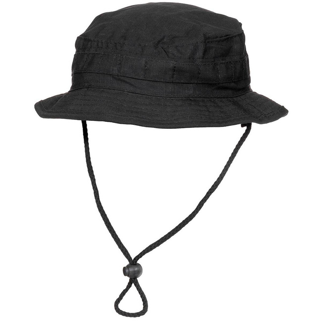 PALARIE BRITANICA BOONIE - CU SNUR PENTRU BARBIE - MFH - NEGRU