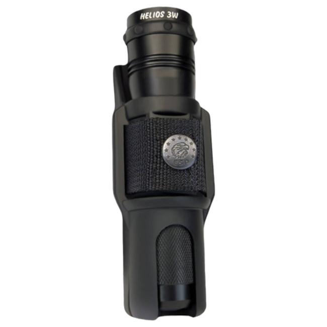 Suport pivotant pentru lanterna tactica - Negru - LH-44