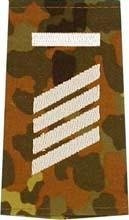 EMBLEMA - GERMAN ARMY FLECKTARN CAMO/SILVER SHOULDER LOOPS ´STABSGEFREITER UA´