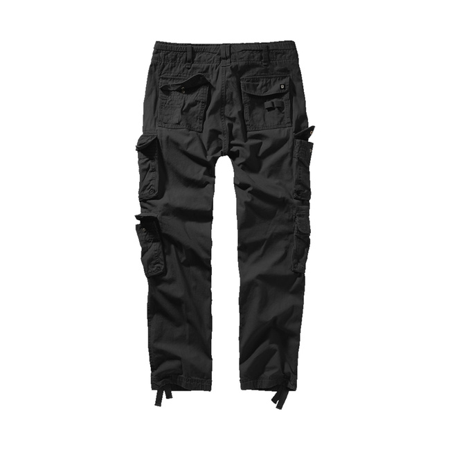 Pantaloni Cargo Pure Slim Fit pentru barbati - Negri - Brandit 